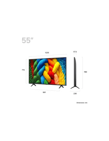 LG NanoCell AI 55NANO80A6B 139,7 cm (55") 4K Ultra HD Smart TV Wifi Negro