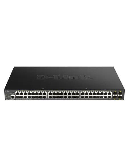 D-Link DGS-1250-52XMP Gestionado L3 Energía sobre Ethernet (PoE) Negro