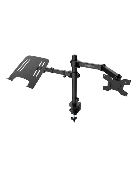 CoolBox Soporte de dos brazos para monitor y portátil MP01