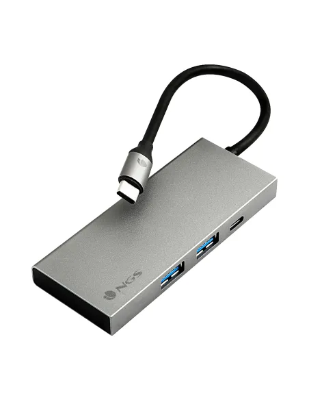 NGS WONDER DOCK4 PRO Alámbrico USB 3.2 Gen 1 (3.1 Gen 1) Type-C Aluminio