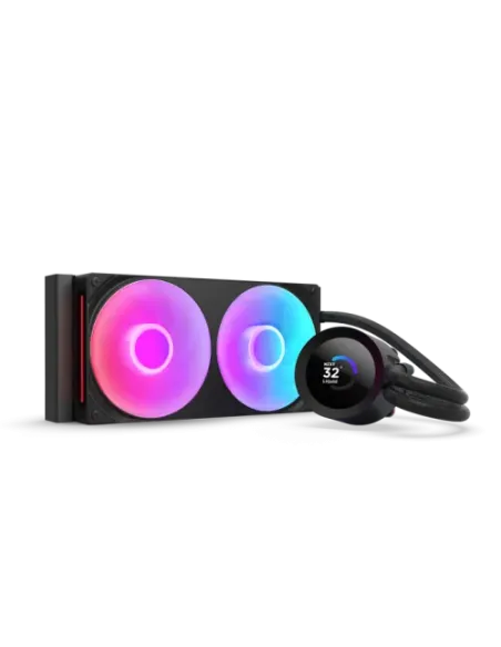 NZXT Kraken Plus RGB 240 Procesador Sistema de refrigeración líquida todo en uno 12 cm Negro