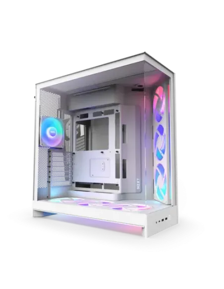 NZXT H9 Flow RGB+ Midi Tower Blanco