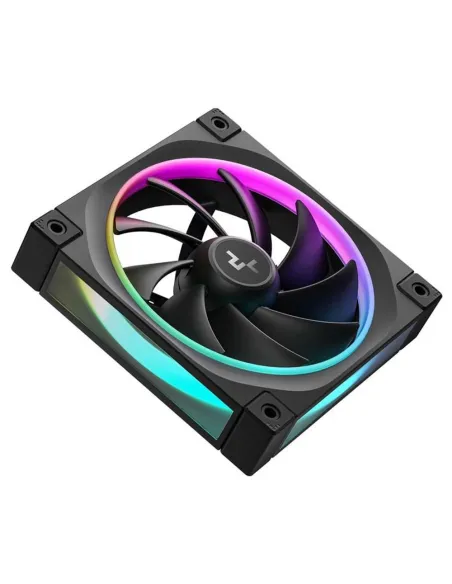 Ventilador caja deepcool fl12r argb 120mm negro