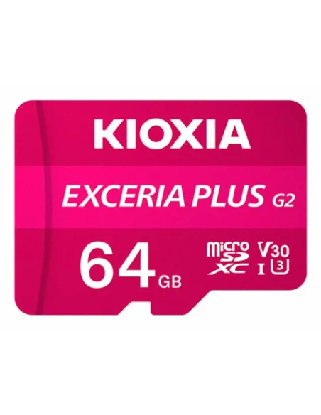 Tarjeta micro sd kioxia 64gb exceria plus g2 w - adaptador