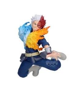 Figura banpresto my hero academia maximatic shoto todoroki 17cm