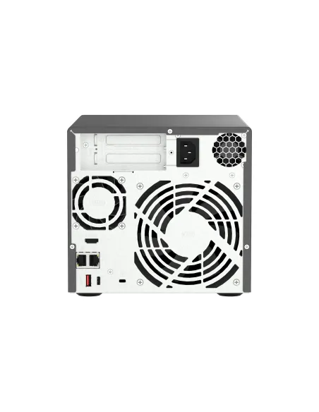 QNAP TVS-H474 NAS Torre Intel® Pentium® G7400 8 GB DDR4 0 TB QuTS hero Negro