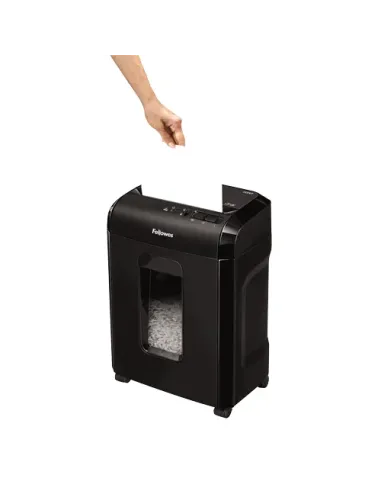 Fellowes Powershred 10M triturador de papel Microcorte Negro