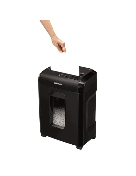 Fellowes Powershred 10M triturador de papel Microcorte Negro