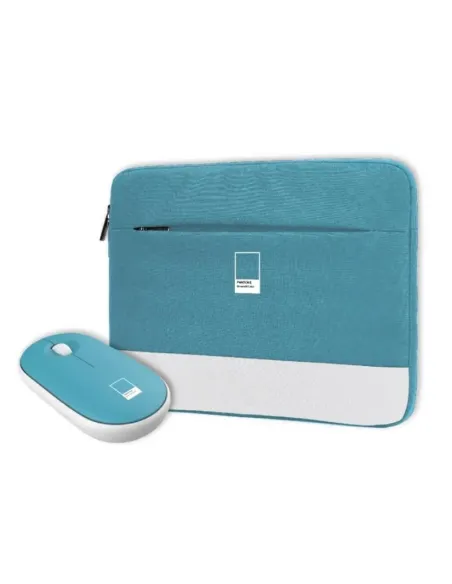Celly Kit Sleeve Pantone + raton 15,6" Azul