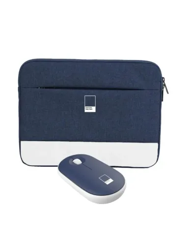 Celly Kit Sleeve Pantone + raton 15,6" Navy