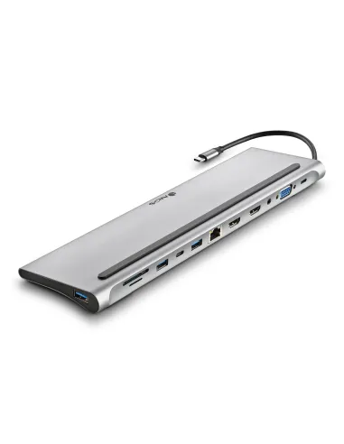 NGS WONDER DOCK 12 Alámbrico USB 3.2 Gen 1 (3.1 Gen 1) Type-C Plata