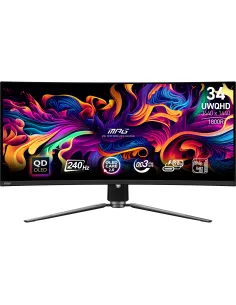 MSI MPG 341CQPX QD-OLED pantalla para PC 86,4 cm (34") 3440 x 1440 Pixeles UltraWide Quad HD Negro