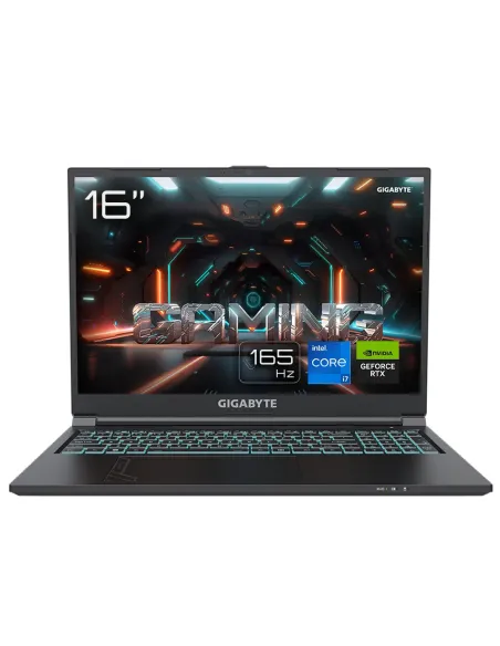 GIGABYTE 9RC56MF0HDIK0IES000 Intel® Core™ i7 i7-13620H Portátil 40,6 cm (16") Full HD+ 16 GB DDR5-SDRAM 512 GB SSD NVIDIA