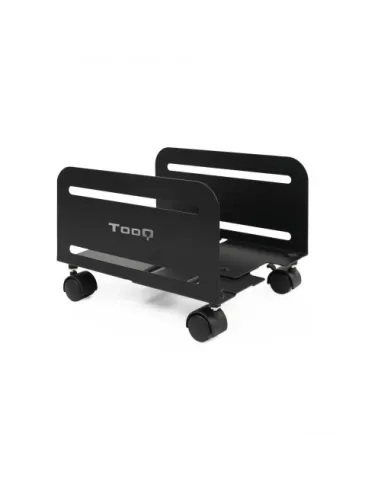 TooQ Soporte metálico para CPU de suelo con ruedas