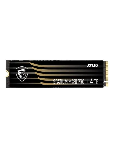 MSI SPATIUM M480 PRO PCIE 4.0 NVME M.2 4TB unidad de estado sólido PCI Express 4.0 3D NAND