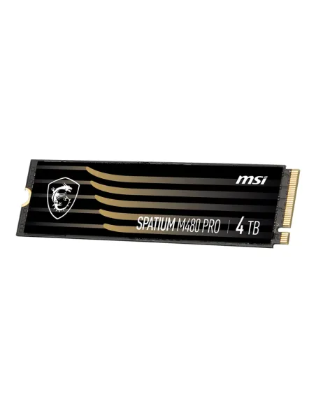 MSI SPATIUM M480 PRO PCIE 4.0 NVME M.2 4TB unidad de estado sólido PCI Express 4.0 3D NAND