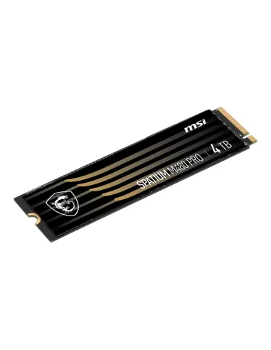 MSI SPATIUM M480 PRO PCIE 4.0 NVME M.2 4TB unidad de estado sólido PCI Express 4.0 3D NAND