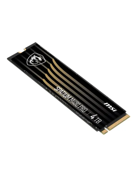 MSI SPATIUM M480 PRO PCIE 4.0 NVME M.2 4TB unidad de estado sólido PCI Express 4.0 3D NAND
