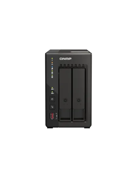 QNAP QVP-21C servidor de almacenamiento Torre Intel® Celeron® J6412 8 GB DDR4 0 TB QVR Pro Negro
