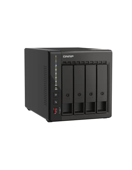 QNAP QVP-41C servidor de almacenamiento NAS Torre Intel® Celeron® J6412 8 GB DDR4 0 TB Negro