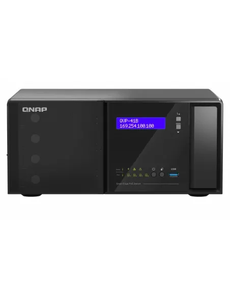 QNAP QVP-41B-8G-P Grabadore de vídeo en red (NVR) Negro