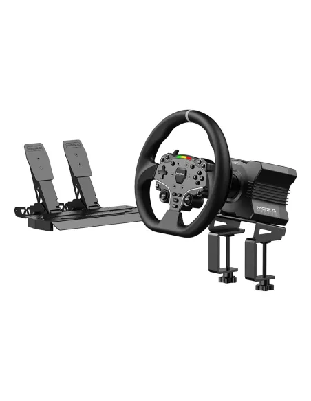Moza Racing RS20 mando y volante Negro Volante + Pedales PC