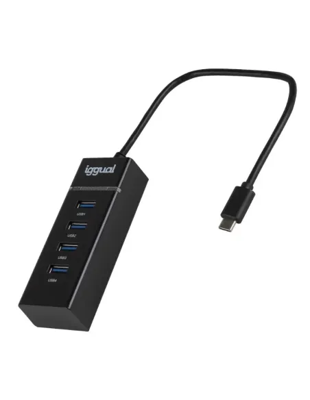 iggual Hub USB 3.0 tipo C x 4 puertos HUB-C-4p