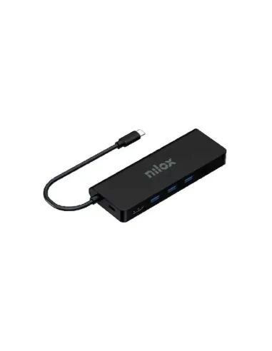 Nilox Dock Usb c 8 en 1 Negro