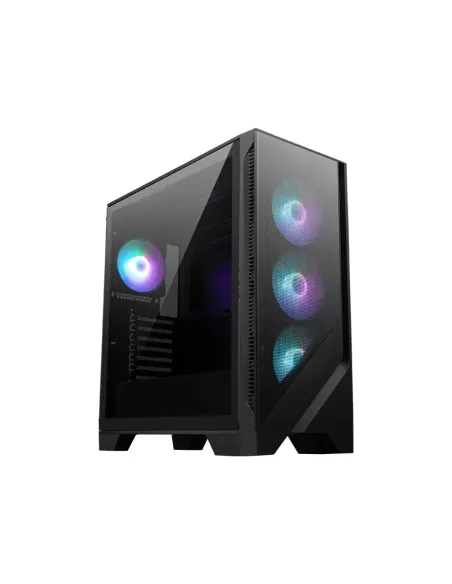 MSI MAG Forge 320R AIRFLOW Micro Torre Negro, Transparente