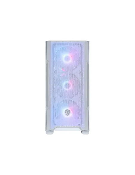 MSI MAG Forge M100R Midi Tower Transparente, Blanco