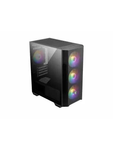 MSI MAG Forge M100R Midi Tower Negro, Transparente