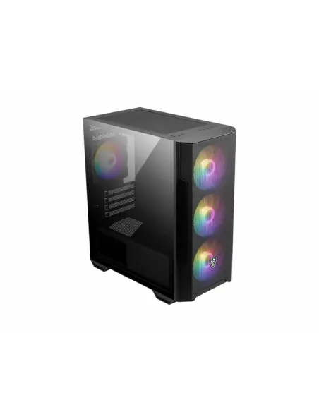 MSI MAG Forge M100R Midi Tower Negro, Transparente