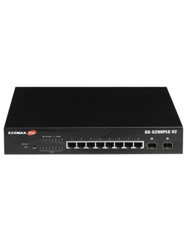 Edimax PRO GS-5208PLG V2 Switch 10xGB PoE+ (2xSFP)