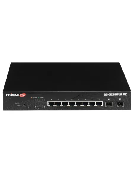 Edimax PRO GS-5208PLG V2 Switch 10xGB PoE+ (2xSFP)