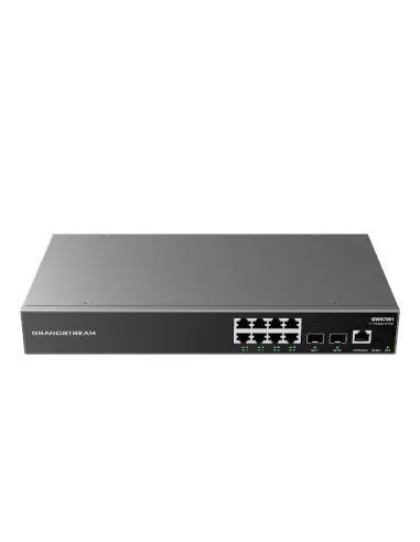 Grandstream GWN7801P Switch 8xGbE PoE 2xSFP 120W