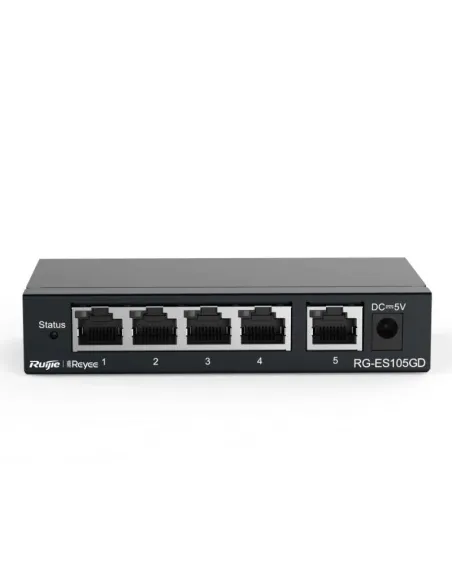 Reyee Unmanaged Switch 5xGb RJ45 Steel Case