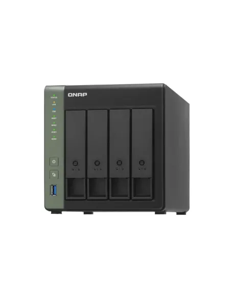 QNAP TS-431X3 NAS Torre Annapurna Labs Alpine AL-314 4 GB DDR3 0 TB QNAP Turbo System Negro