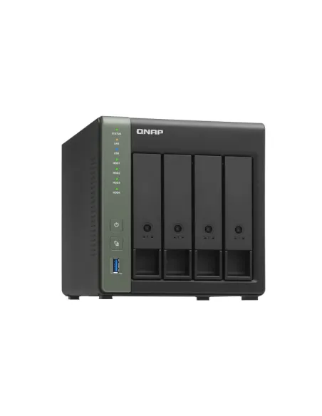 QNAP TS-431X3 NAS Torre Annapurna Labs Alpine AL-314 4 GB DDR3 0 TB QNAP Turbo System Negro