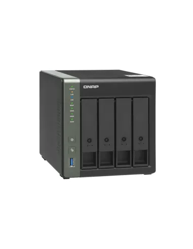QNAP TS-431X3 NAS Torre Annapurna Labs Alpine AL-314 4 GB DDR3 0 TB QNAP Turbo System Negro