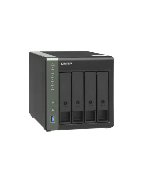 QNAP TS-431X3 NAS Torre Annapurna Labs Alpine AL-314 4 GB DDR3 0 TB QNAP Turbo System Negro