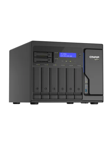 QNAP TS-h886 NAS Torre Intel® Xeon® D D-1602 8 GB DDR4 0 TB QuTS hero Negro