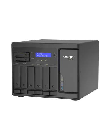 QNAP TS-h886 NAS Torre Intel® Xeon® D D-1602 8 GB DDR4 0 TB QuTS hero Negro