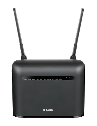 D-Link AC1200 router inalámbrico Gigabit Ethernet Doble banda (2,4 GHz   5 GHz) 4G Negro