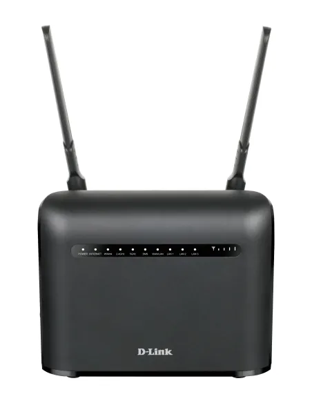 D-Link AC1200 router inalámbrico Gigabit Ethernet Doble banda (2,4 GHz   5 GHz) 4G Negro