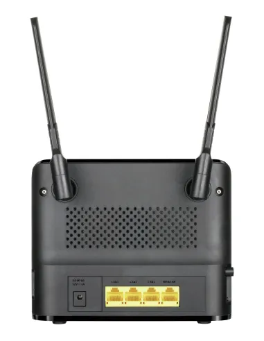 D-Link AC1200 router inalámbrico Gigabit Ethernet Doble banda (2,4 GHz   5 GHz) 4G Negro