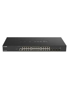 D-Link DXS-1210-28T switch Gestionado L2 L3 10G Ethernet (100 1000 10000) 1U Negro
