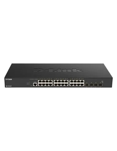 D-Link DXS-1210-28T switch Gestionado L2 L3 10G Ethernet (100 1000 10000) 1U Negro