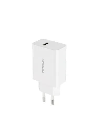 Nanocable Cargador USB, 5V/2.1A, Blanco