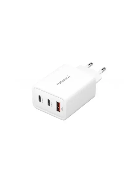 Intenso | Cargador pared GaN W65ACC|1xUSB-A2xUSB-C