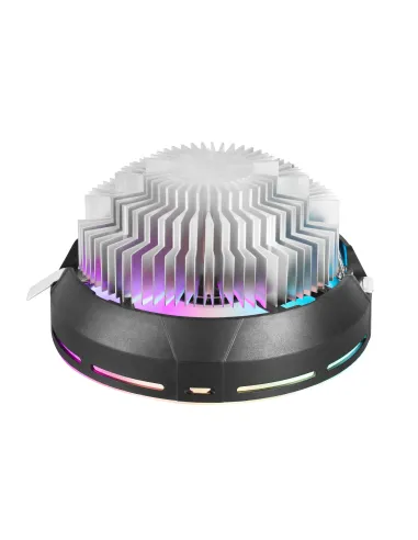 Mars Gaming MCPU120, Disipador CPU RGB TDP 120W, Silencioso PWM 12cm, Perfil Bajo